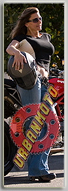 Tracy Gulbransen poses for UrbanMoto Cover