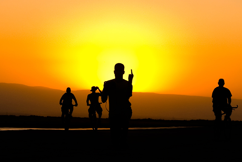Sunset at Buttonwillow