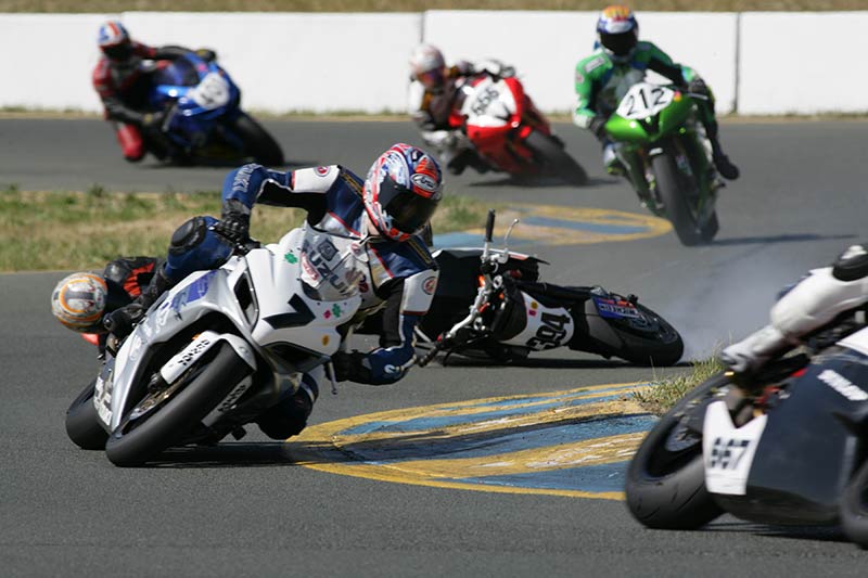 Eric GoGo Gulbransen turn 9 crash