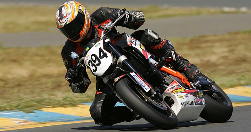 GoGo, on the KTM SUperduke