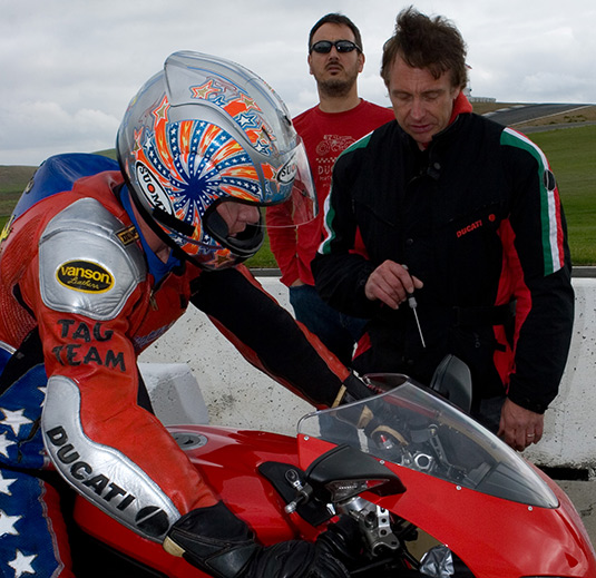 Michael Lock watching over