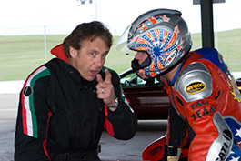 Jeff Nash guides Eric GoGo Gulbransen